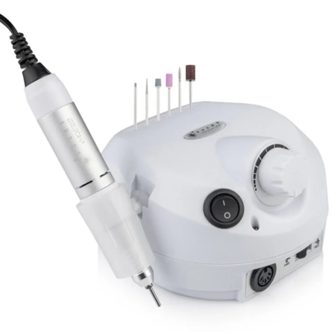Фрезер для манікюру BUCOS ZS-601 PRO 45W 35000 об + 6 фрез, білий