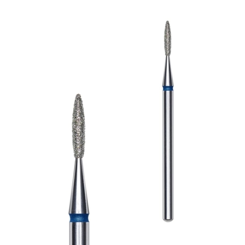 Фреза алмазная STALEKS Пламя 1.6*8мм, синяя