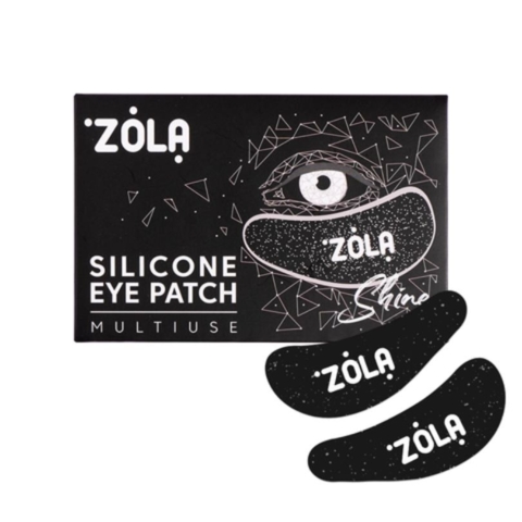 Патчі силіконові багаторазові Zola, 1 пара чорні