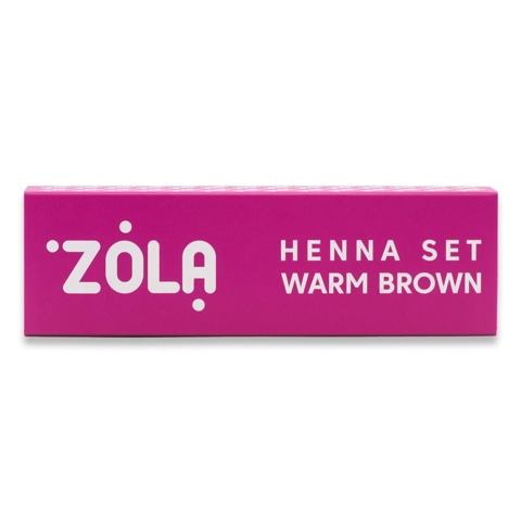 Набор хны Zola Henna Set 2,5г*4 шт, warm brown