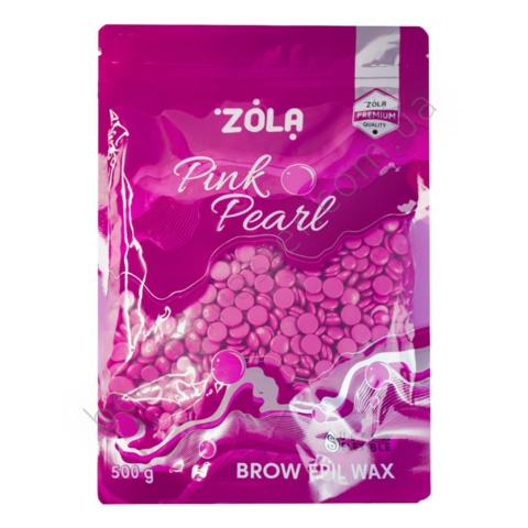 Гарячий віск Zola у гранулах Brow Epil Wax Pink Pearl, 500 г