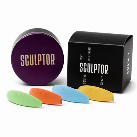  Набір бігуді силіконових Sculptor Open look Mix 4 пари, кольорові