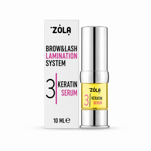 Склад для ламінування брів Zola 03 Keratin Serum 10 мл