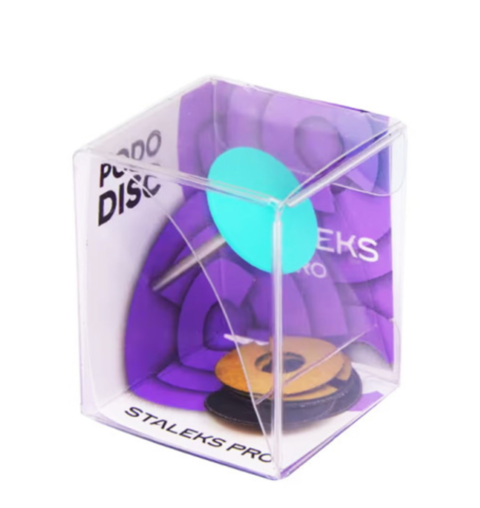 Диск педикюрний STALEKS PRO EXPERT PODODISC L 25 мм зі змінним файлом 180 гріт (5 шт)