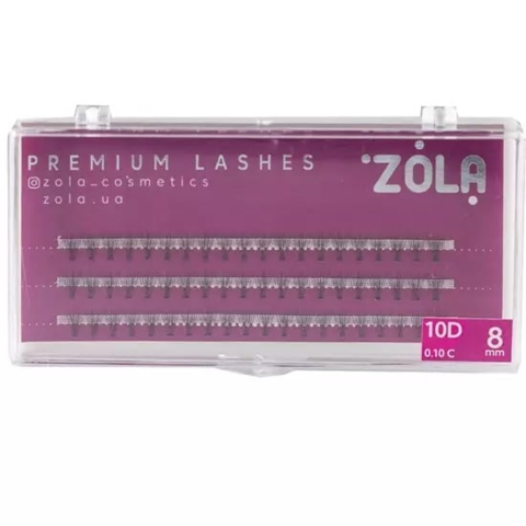 Вії-пучки Zola 10D, 8 мм