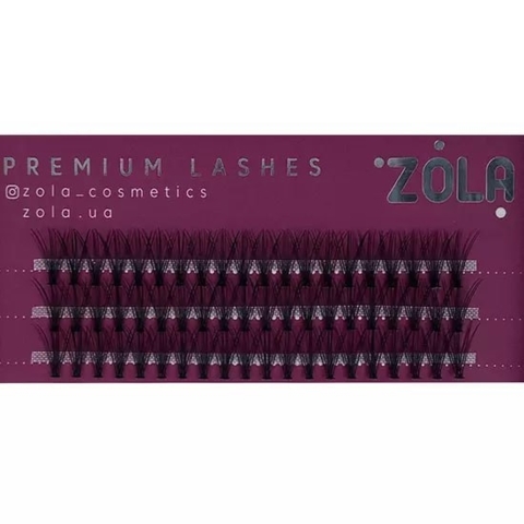 Ресницы-пучки Zola 20D, 13 мм