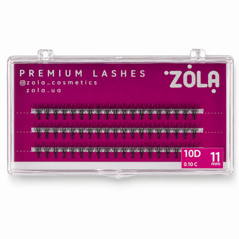 Вії-пучки Zola 10D, 11 мм