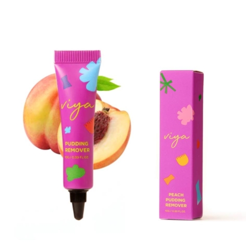 Ремувер-пудинг в тюбике Viya Peach, 10 г