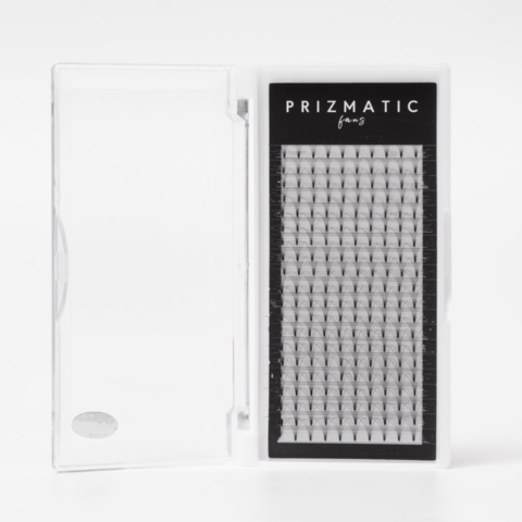 Ресницы-пучки Sculptor Prizmatic черные 3D Mix CC 0.07, 8-14 мм