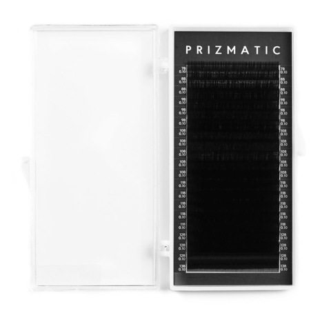 Вії Sculptor Prizmatic чорні Mix C 0.12, 7-13 мм