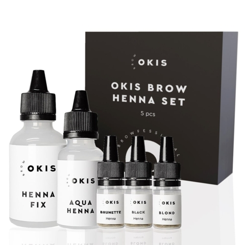 Набір хни Okis Brow Henna Set 5 шт 