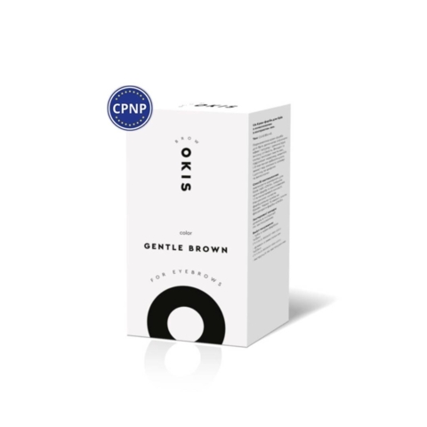 Краска для бровей Okis Brow Gentle Brown с экстрактом хны, с окислителем, 15 мл