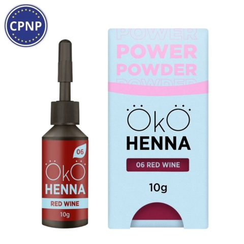 Хна для брів OKO Power Powder №06 10 г, red wine
