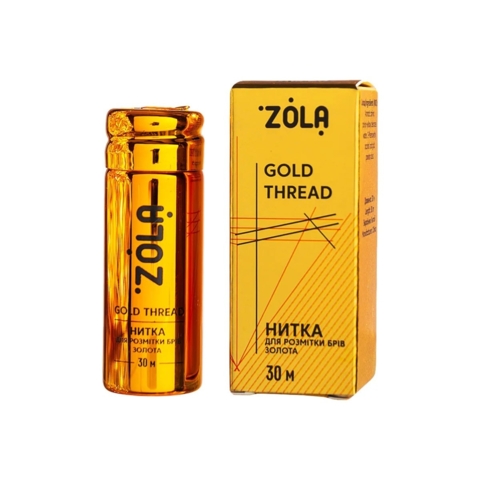 Нитка для розмітки брів Zola 30 м, золотиста