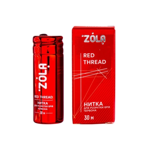 Нитка для розмітки брів Zola 30 м, червона
