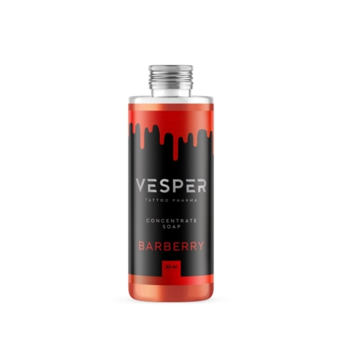Антибактериальное красное мыло Vesper Barberry, 35 мл