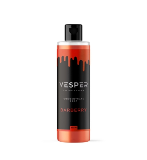 Антибактериальное красное мыло Vesper Barberry, 250 мл