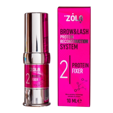 Состав для ламинирования бровей Zola 02 Protein Fixer, 10  мл