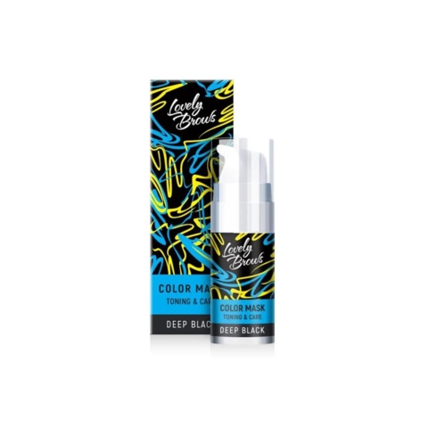 Маска-тонер для брів Lovely Brows deep black, 10  мл