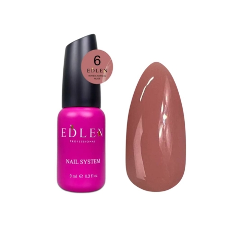 Акригель Edlen Water Nude №06, 9  мл