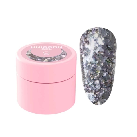 Блискітки для нігтів Luna Unicorn Gel №9, 5  мл