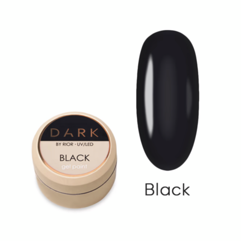 Гель краска Dark Black Gel Paint 5 г