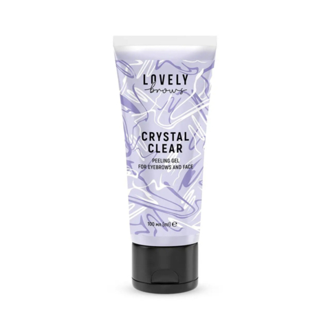 Пілінг скатка для брів і обличчя Lovely Brows Crystal clear, 100  мл