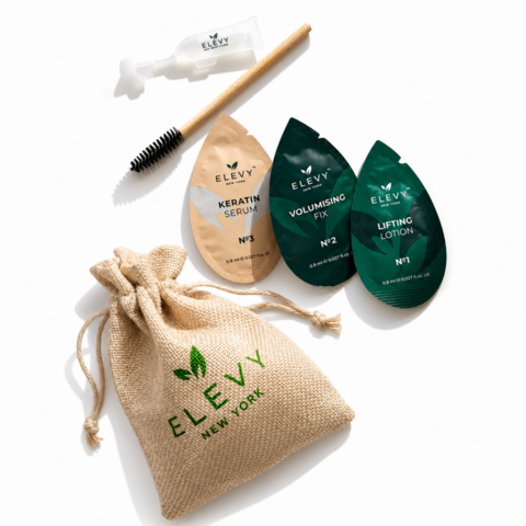 Набор для ламинирования ресниц и бровей Elevy Start Mini Kit №1,2,3 по 0,8 мл, сыворотка  1 мл