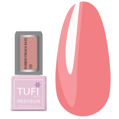 База TUFI profi Rubber French №010 Соковитий персик, 8 мл