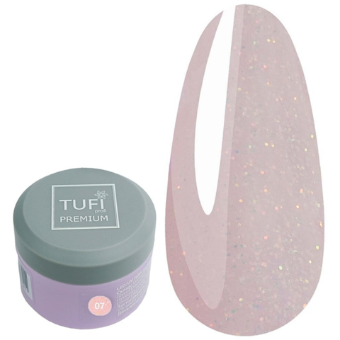 Гель моделюючий з шимером TUFI profi Premium №07 Shine Witch LED/UV, 30 г