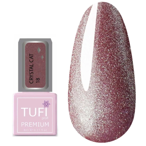 Гель-лак TUFI profi Premium Crystal Cat №18 Чароит, 8 мл