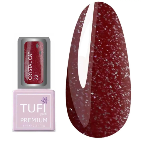 Гель-лак TUFI profi Premium Crystal Cat №22 Масако 8 мл