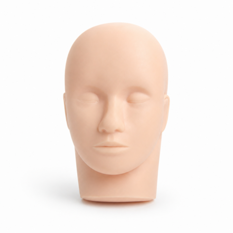 Голова-манекен для наращивания ресниц
