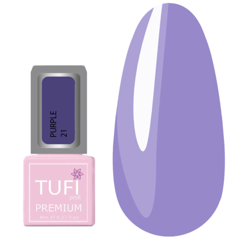 Гель-лак TUFI profi Premium Purple №21 Гвоздика, 8 мл