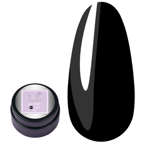 Гель-фарба TUFI profi Premium №04 5 г, чорна