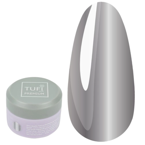 Гель-фарба TUFI profi Premium Metallic 5 г, срібна
