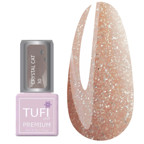 Гель-лак TUFI profi Premium Crystal Cat №30 Сердолік, 8 мл
