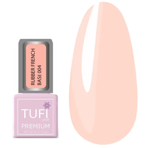База TUFI profi Rubber French №004 Полуниця з вершками, 8 мл