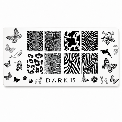 Трафарет для стемпінгу Dark №15