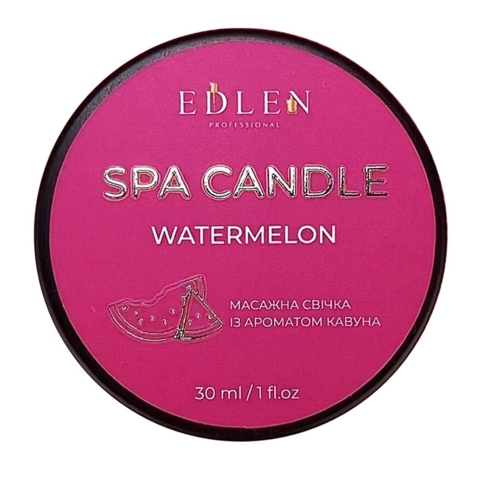 Свеча массажная Edlen Watermelon, 30 мл