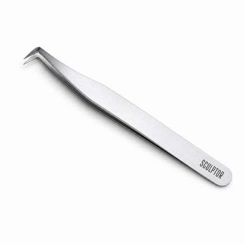 Пинцет профессиональный для ресниц Sculptor №08