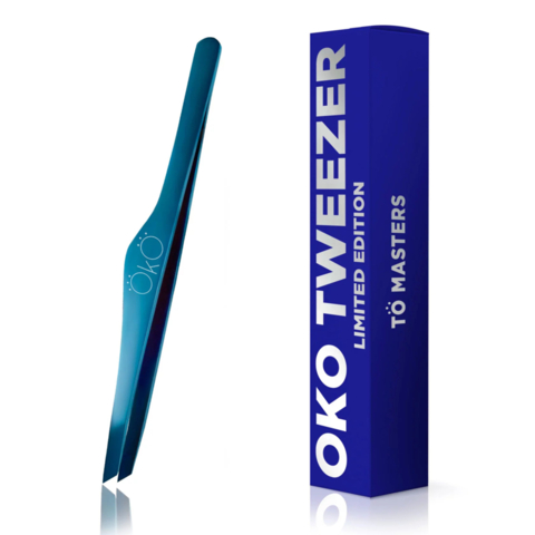 Пінцет для брів OKO Blue Magic Premium, ручне заточення