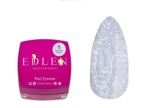 Гель для дизайна Edlen Sugar gel № 1, 5 мл