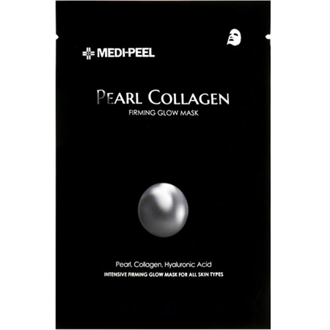 Маска тканинна омолоджуюча з колагеном і перлами Medi-Peel Pearl Collagen Firming Glow Mask, 25 мл