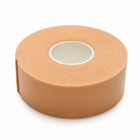Скотч для нарощування вій на м'якій основі, бежевий