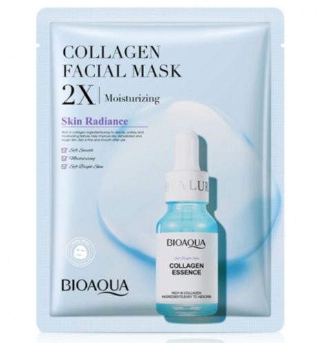 Маска для обличчя з колагеном Bioaqua Collagen 2X Moisturizing Facial Mask , 30 г