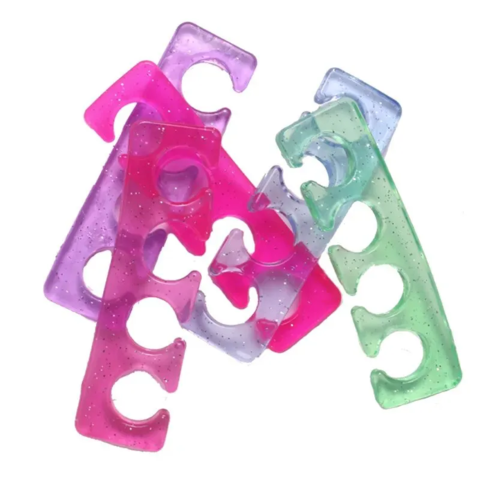 Разделители силиконовые для пальцев ног, микс цветов