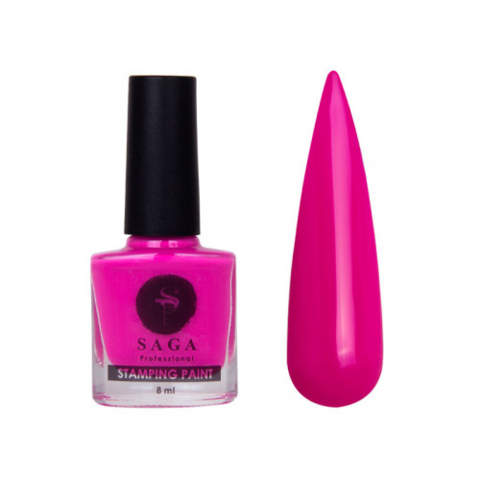 Фарба для стемпінгу Saga №16 8 мл, фуксія