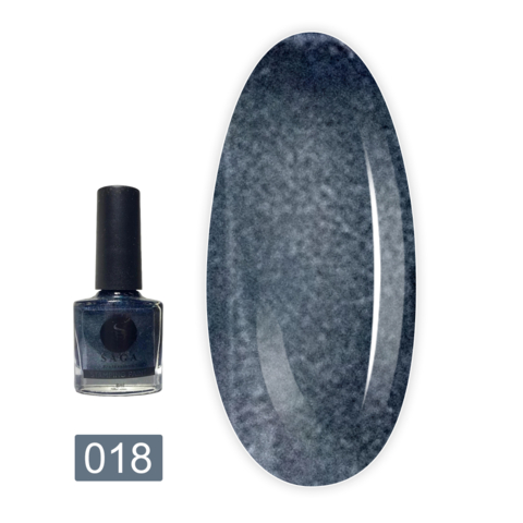 Фарба для стемпінгу Saga №18 8 мл, дiамантово-зелена