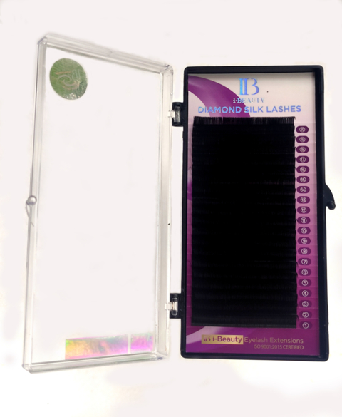 Ресницы i-Beauty Diamond Silk 20 линий M 0.1, 12 мм